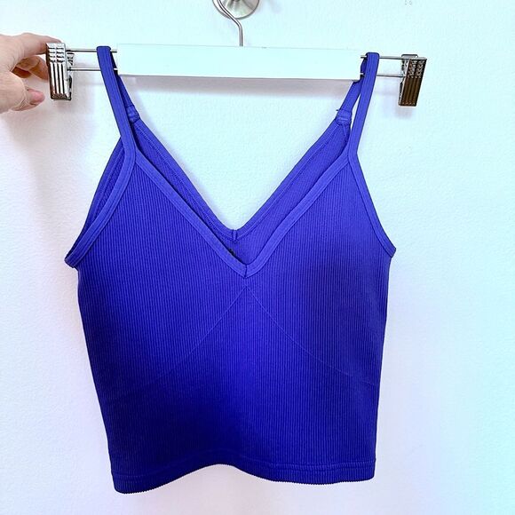 Free People Movement Happiness Runs V-Neck Tank NWOT Womens Extra Large - Picture 5 of 5